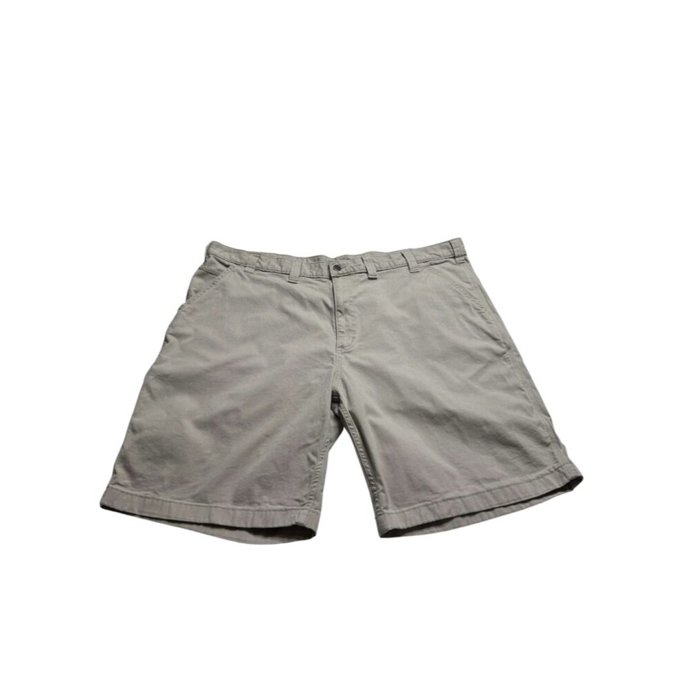 Carhartt Rugged Flex Relaxed Fit Canvas Work Short Tan Men’s Sz 46 FLAW
